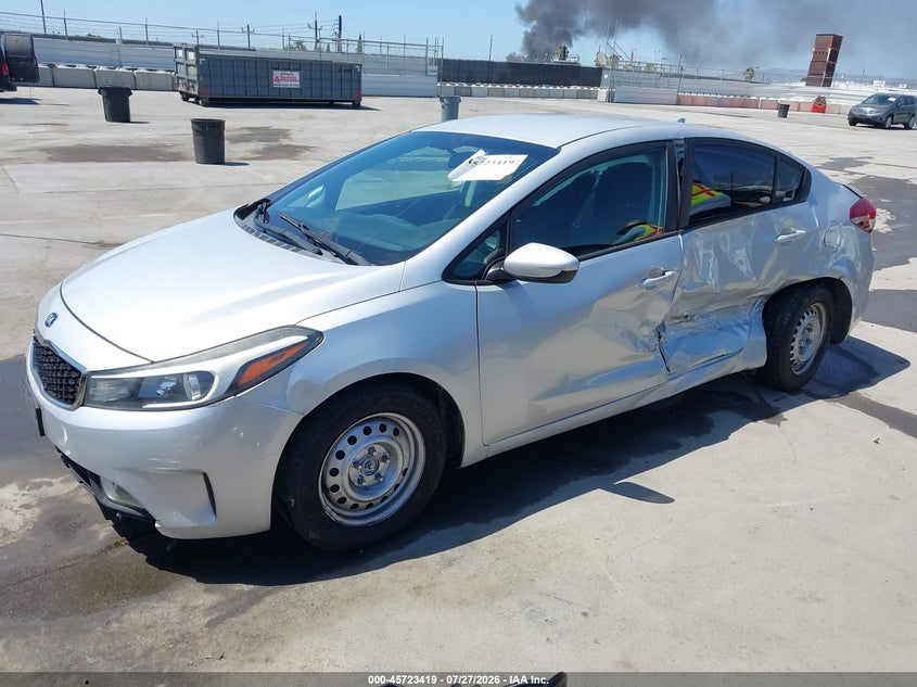 Vin: 3kpfk4a76he057538, lot: 46222101, kia forte lx 20172