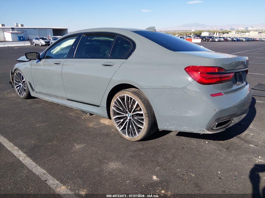 Vin: wba7f0c56jgm23918, lot: 46222155, bmw 750i 20183