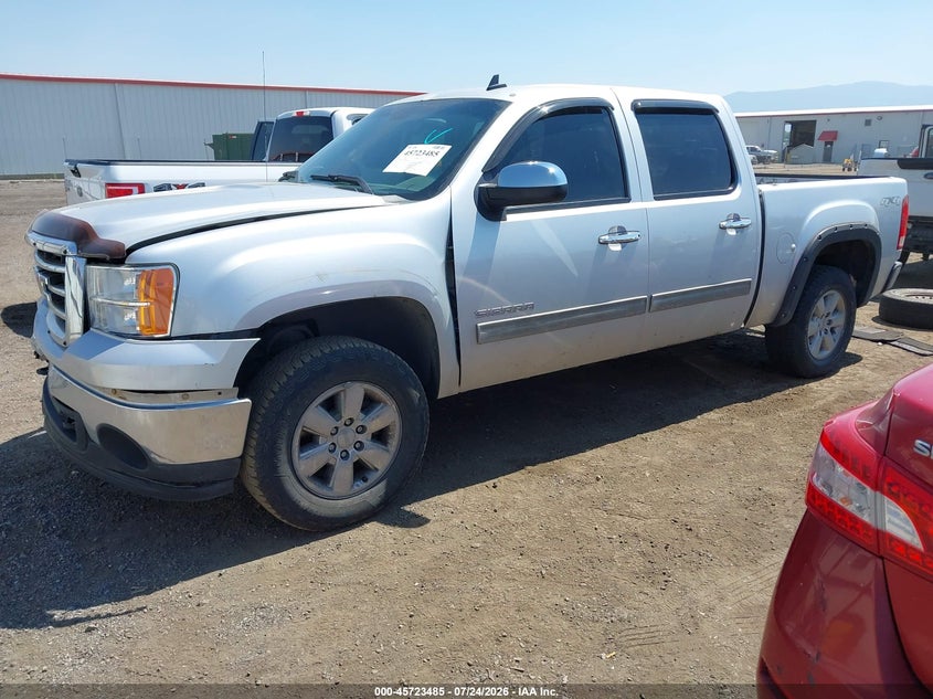 Vin: 3gtp2we75dg338643, lot: 46222167, gmc sierra 1500 slt 20132