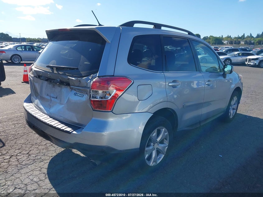 Vin: jf2sjajc2eh503561, lot: 46222192, subaru forester 2.5i limited 20144