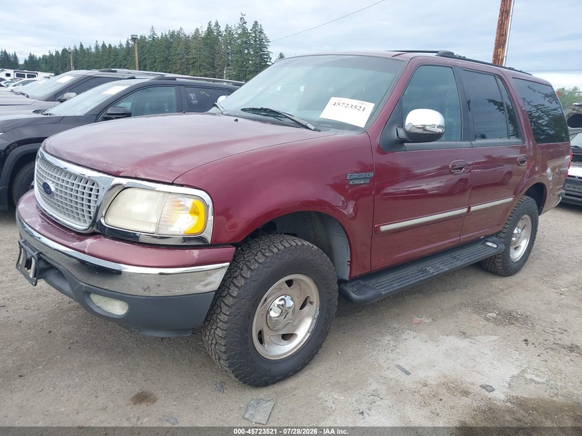 1999 Ford Expedition, Звичайний знос, IAAI, VIN 1FMPU18L3XLA67526 — фото 2