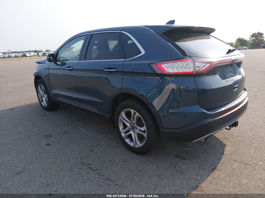 Vin: 2fmpk4k90gbc21162, lot: 46222230, ford edge titanium 20163