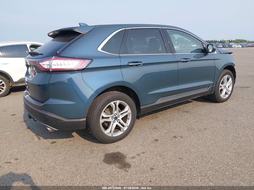 Vin: 2fmpk4k90gbc21162, lot: 46222230, ford edge titanium 20164
