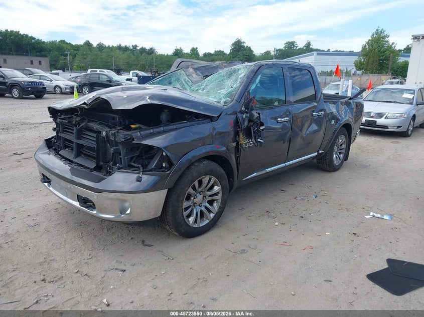 Vin: 1c6rr7pm1gs291273, lot: 46222232, ram 1500 longhorn limited 20162