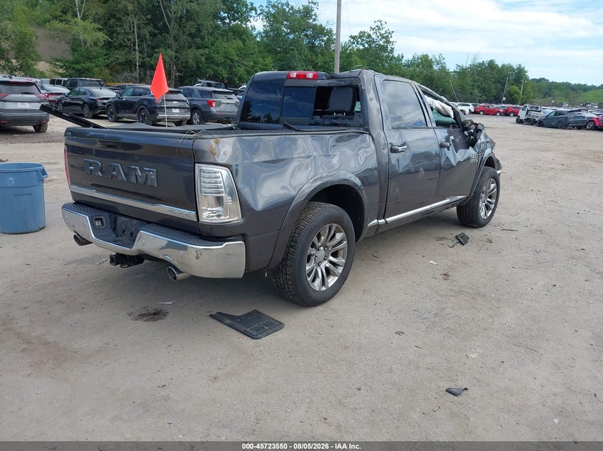 Vin: 1c6rr7pm1gs291273, lot: 46222232, ram 1500 longhorn limited 20164