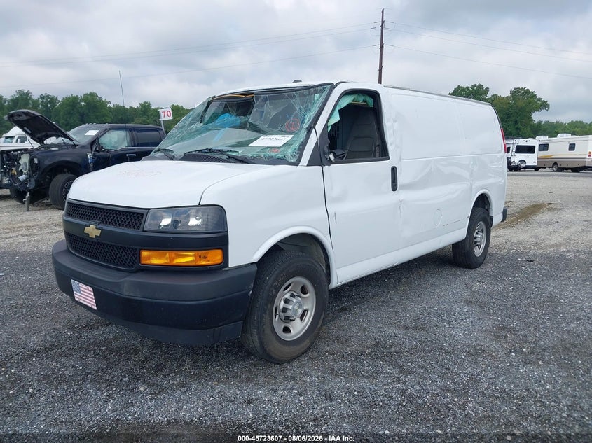Vin: 1gcwgafp4n1169021, lot: 46222289, chevrolet express cargo rwd 2500 regular wheelbase wt 20222