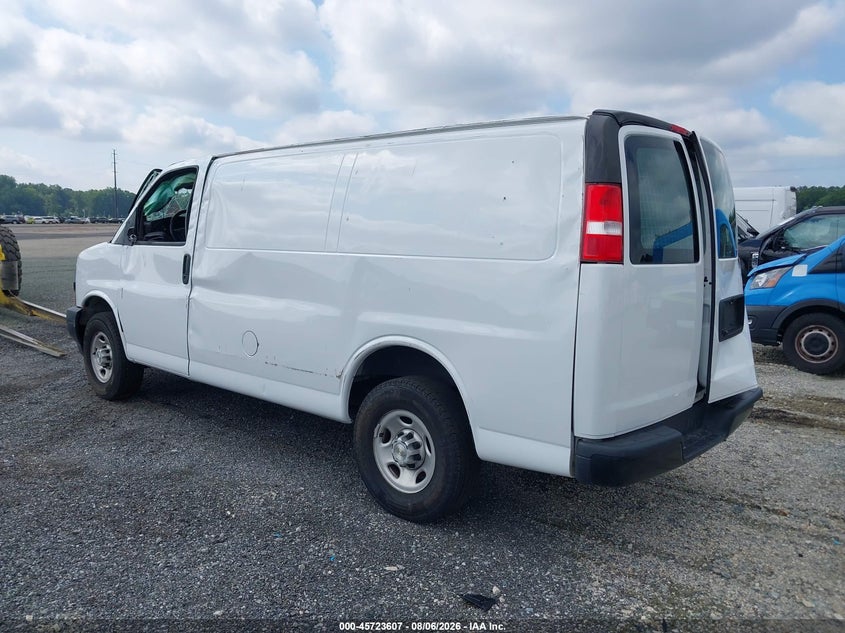 Vin: 1gcwgafp4n1169021, lot: 46222289, chevrolet express cargo rwd 2500 regular wheelbase wt 20223