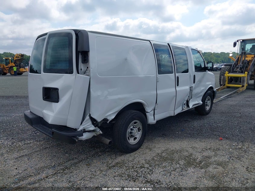 Vin: 1gcwgafp4n1169021, lot: 46222289, chevrolet express cargo rwd 2500 regular wheelbase wt 20224