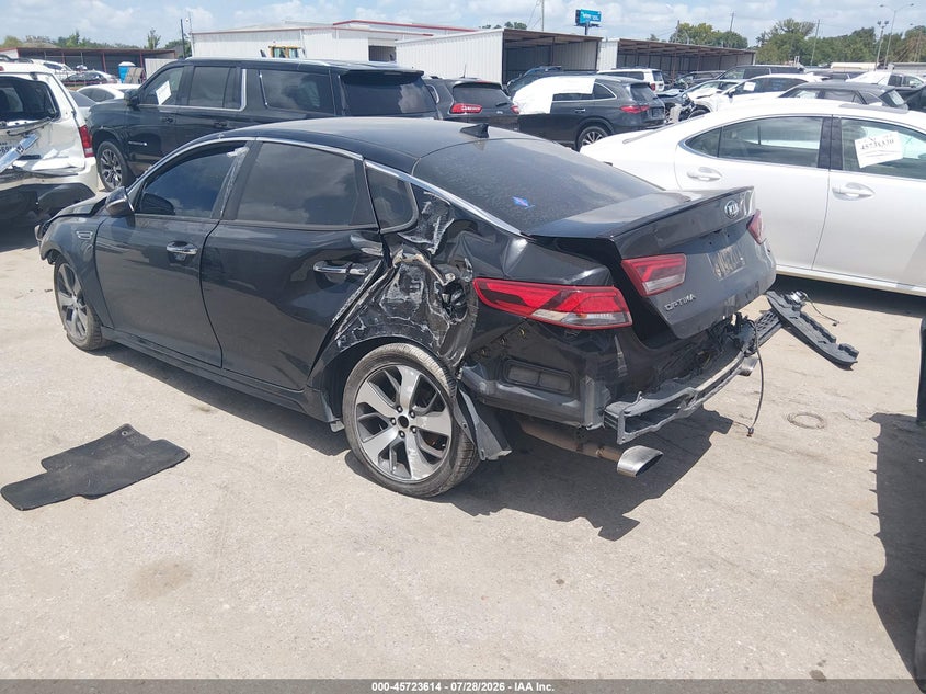 Vin: 5xxgt4l36kg373225, lot: 46222296, kia optima s 20193