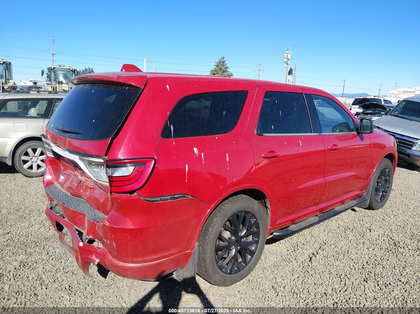 Vin: 1c4rdjag8fc120455, lot: 46222298, dodge durango sxt 20154