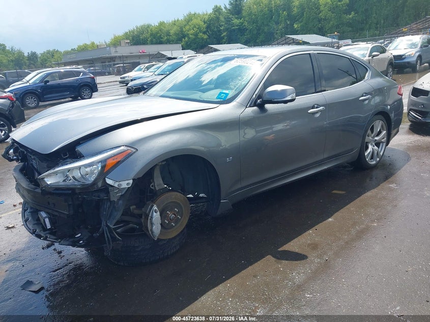 Vin: jn1by1ar1gm271434, lot: 46222320, infiniti q70 3.7x 20162