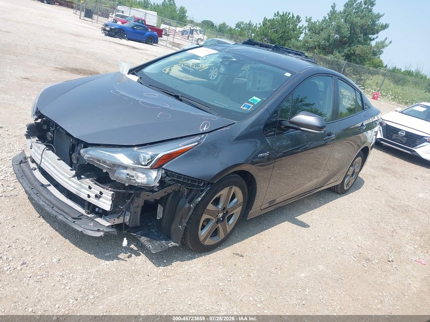 Vin: jtdkarfuxk3097326, lot: 46222341, toyota prius limited 20192