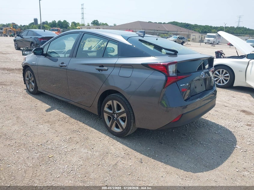 Vin: jtdkarfuxk3097326, lot: 46222341, toyota prius limited 20193