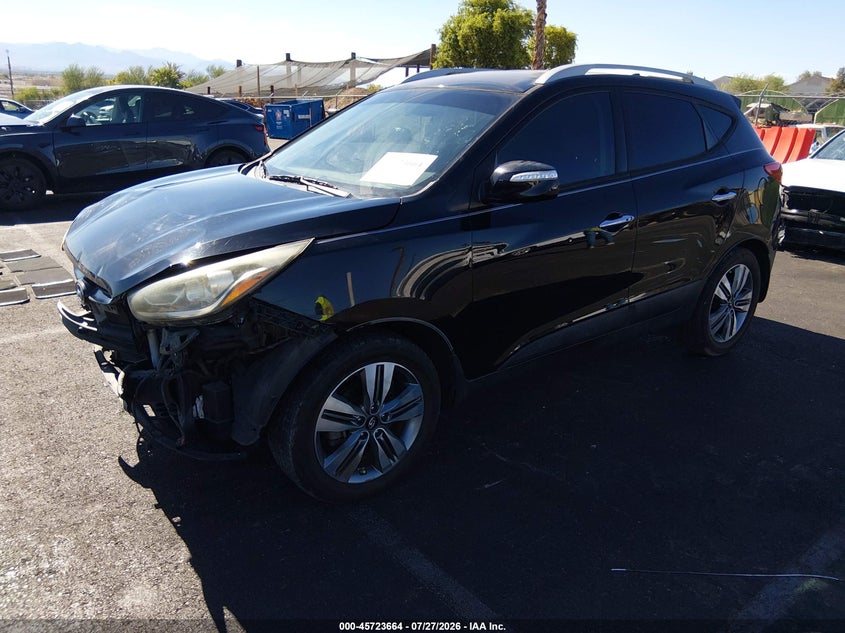 Vin: km8ju3ag6fu114104, lot: 46222346, hyundai tucson limited 20152