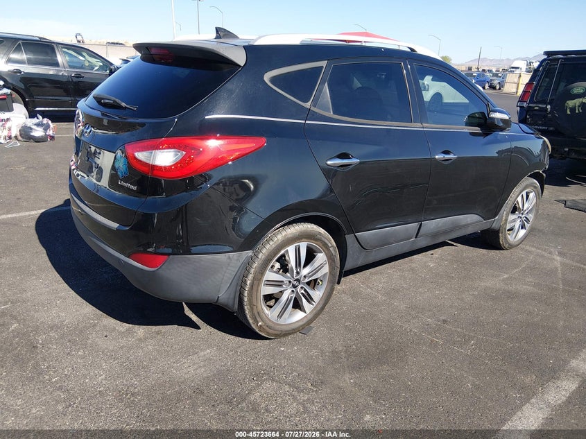 Vin: km8ju3ag6fu114104, lot: 46222346, hyundai tucson limited 20154