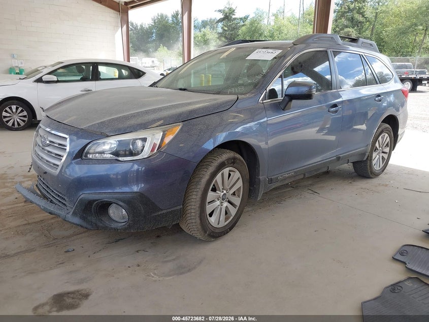 Vin: 4s4bsahc2h3331918, lot: 46222364, subaru outback 2.5i premium 20172
