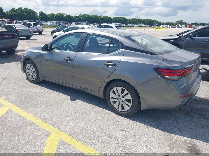 Vin: 3n1ab8bv0ry249653, lot: 46222371, nissan sentra s xtronic cvt 20243