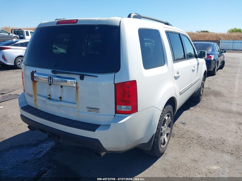 Vin: 5fnyf4h90bb024878, lot: 46222387, honda pilot touring 20114