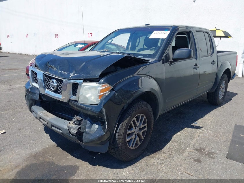 Vin: 1n6ad0ev1gn725212, lot: 46222423, nissan frontier pro-4x/s/sl/sv 20162