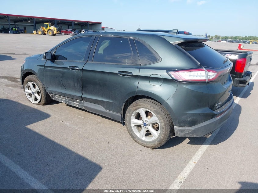 Vin: 2fmtk3g98fbb43309, lot: 46222424, ford edge se 20153