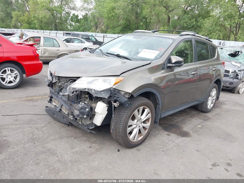 Vin: jtmyfrev1fd056279, lot: 46222437, toyota rav4 limited 20152
