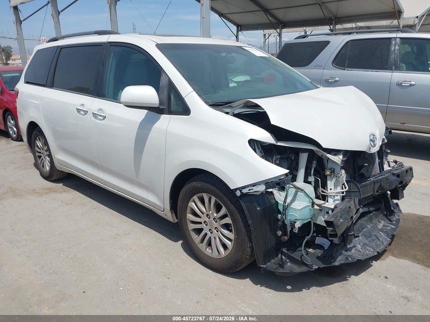 Vin: 5tdyk3dc4fs671440, lot: 46222449, toyota sienna xle 8 passenger 2015 img_1