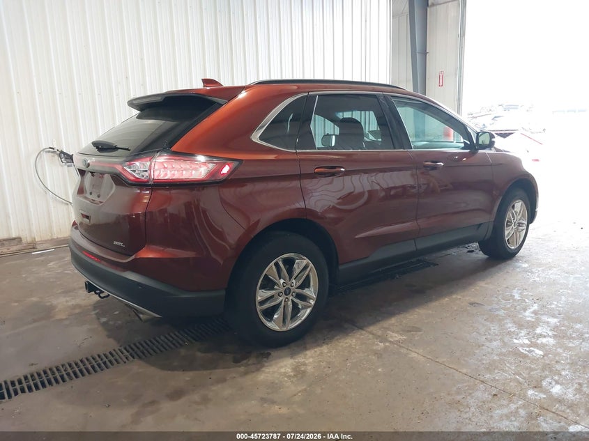 Vin: 2fmpk4j90fbb21076, lot: 46222469, ford edge sel 20154