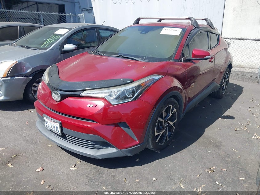 Vin: jtnkhmbx1j1000793, lot: 46222489, toyota c-hr xle 20182