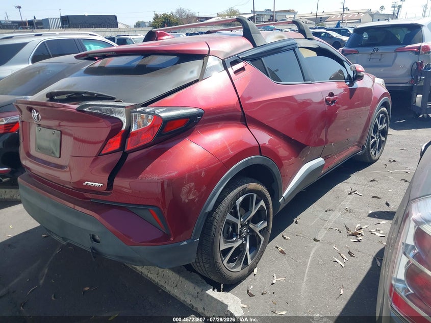 Vin: jtnkhmbx1j1000793, lot: 46222489, toyota c-hr xle 20184
