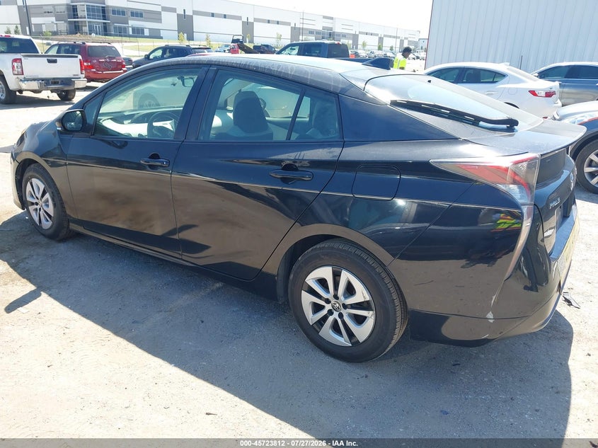 Vin: jtdkarfu9g3516631, lot: 46222494, toyota prius three 20163