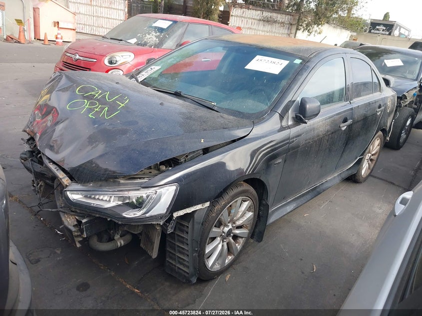 Vin: ja32u8fwxbu044900, lot: 46222506, mitsubishi lancer gts 20112