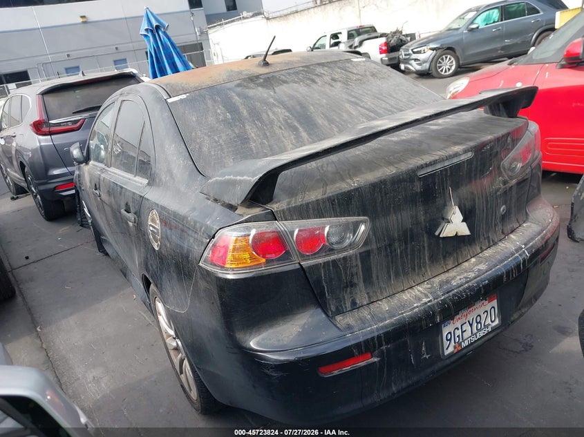 Vin: ja32u8fwxbu044900, lot: 46222506, mitsubishi lancer gts 20113
