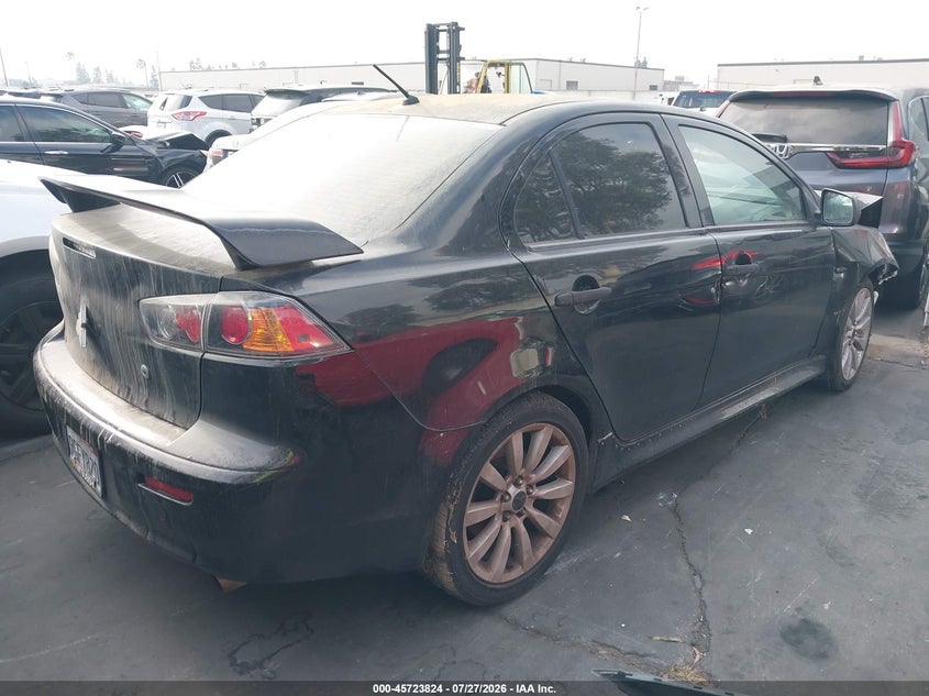Vin: ja32u8fwxbu044900, lot: 46222506, mitsubishi lancer gts 20114