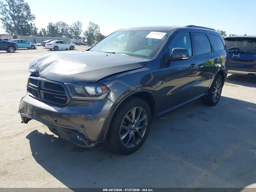 Vin: 1c4rdjdg7hc871691, lot: 46222508, dodge durango gt awd 20172