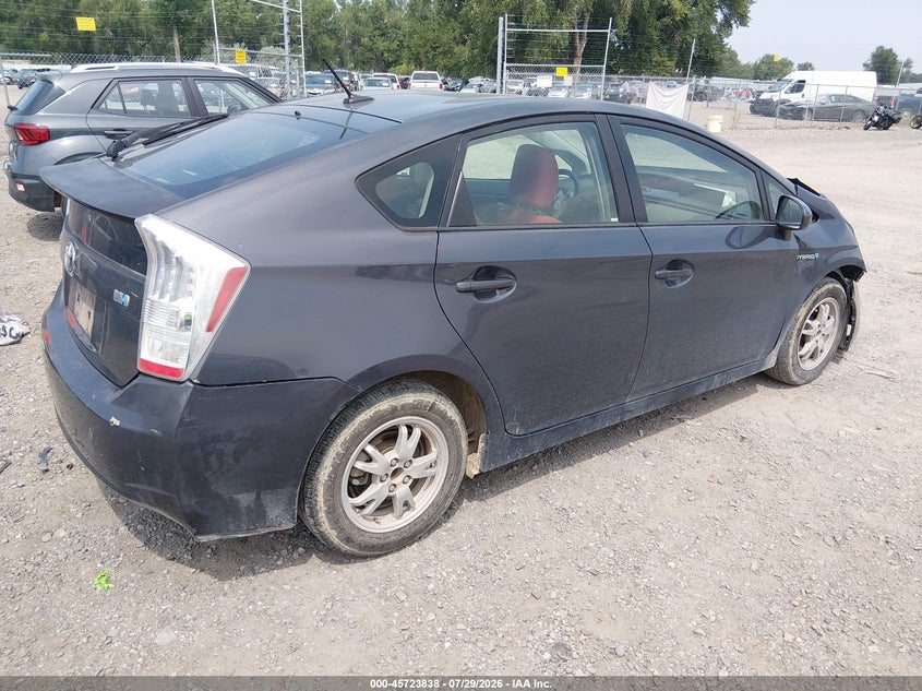 Vin: jtdkn3du8b0252784, lot: 46222520, toyota prius two 20114