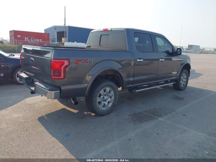 Vin: 1ftew1eg9fke48119, lot: 46222526, ford f-150 lariat 20154