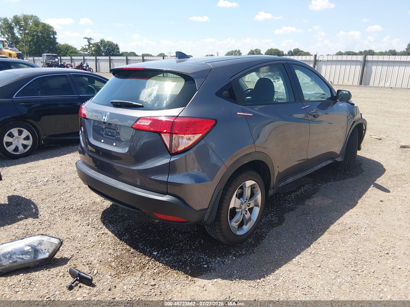 Vin: 3czru5h33hg700538, lot: 46222544, honda hr-v lx 20174