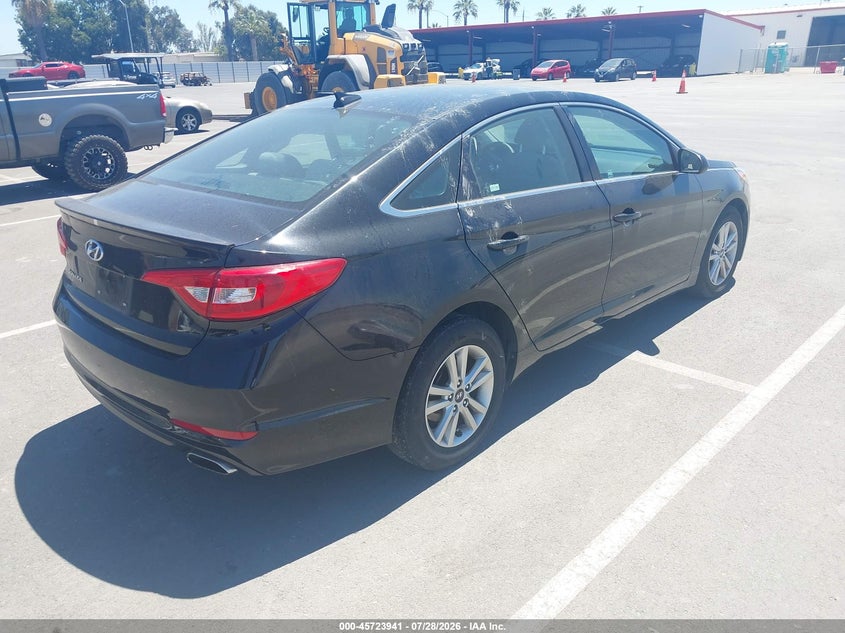 Vin: 5npe24af1gh267879, lot: 46222623, hyundai sonata se 20164
