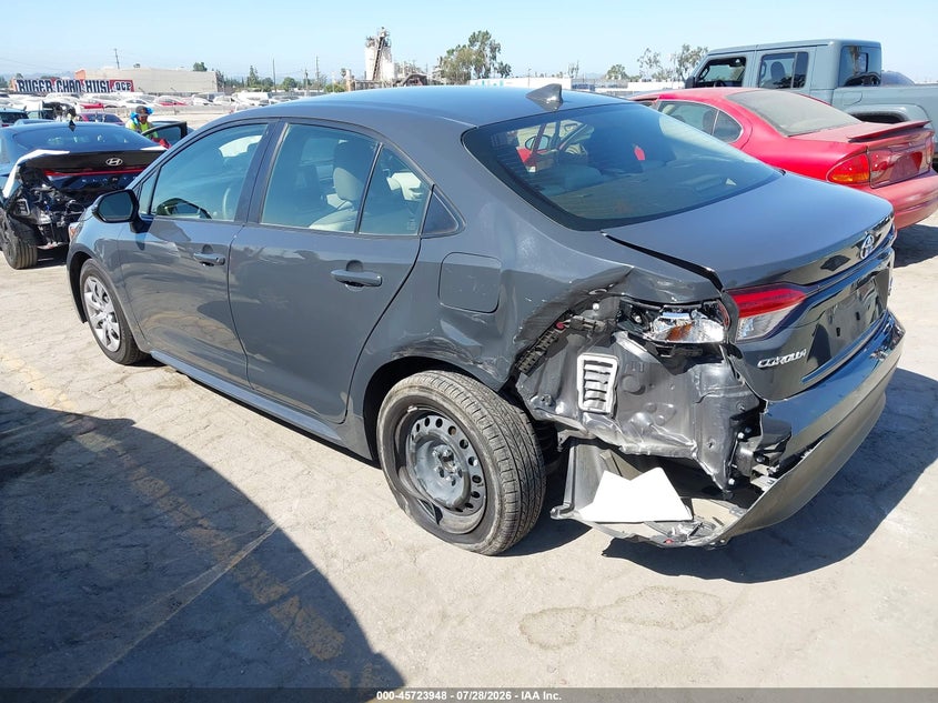 Vin: jtdbcmfe3s3080082, lot: 46222630, toyota corolla hybrid le 20253
