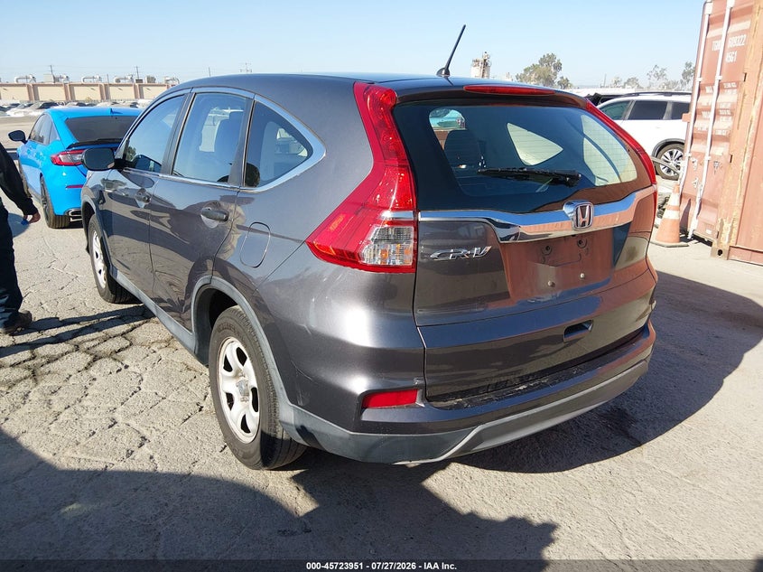 Vin: 3czrm3h36gg708877, lot: 46222633, honda cr-v lx 20163