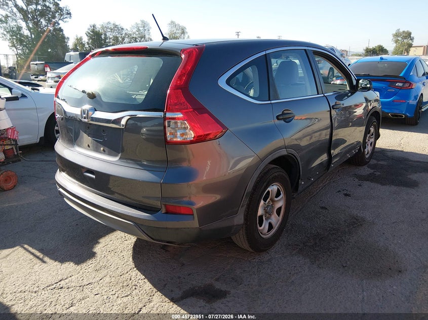 Vin: 3czrm3h36gg708877, lot: 46222633, honda cr-v lx 20164
