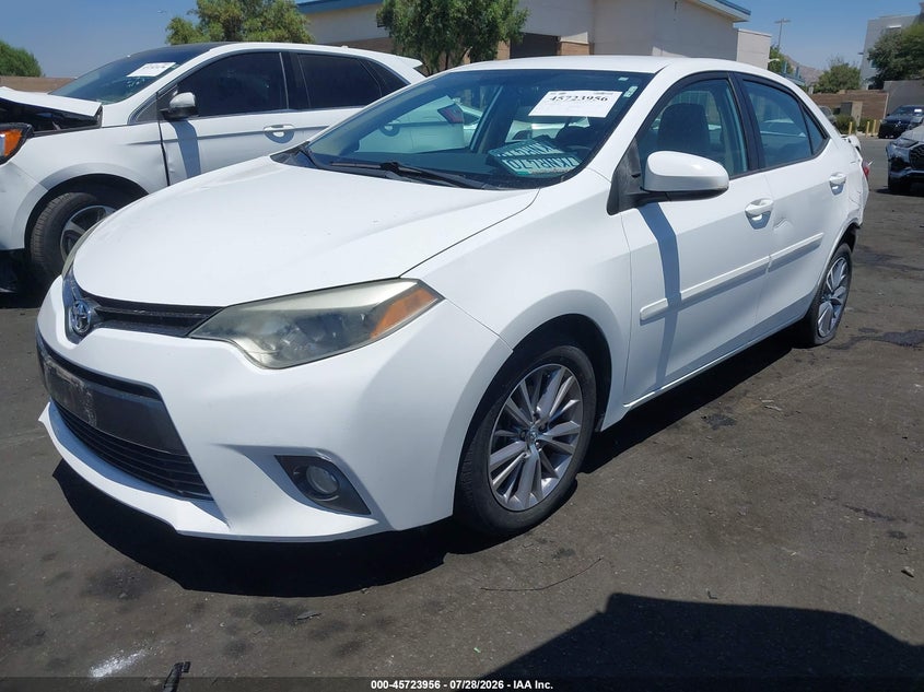 Vin: 5yfburhe6fp180424, lot: 46222638, toyota corolla le plus 20152