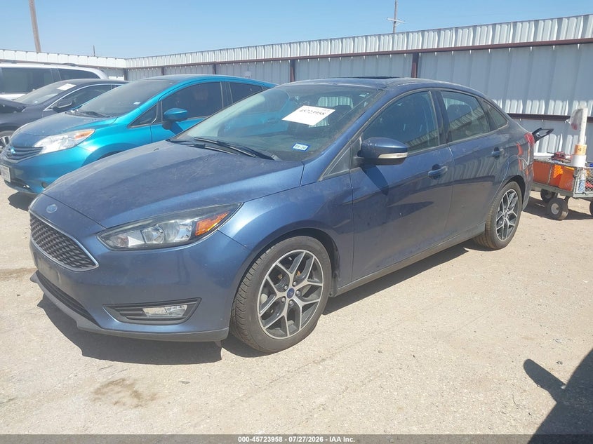 Vin: 1fadp3h28jl259491, lot: 46222640, ford focus sel 20182