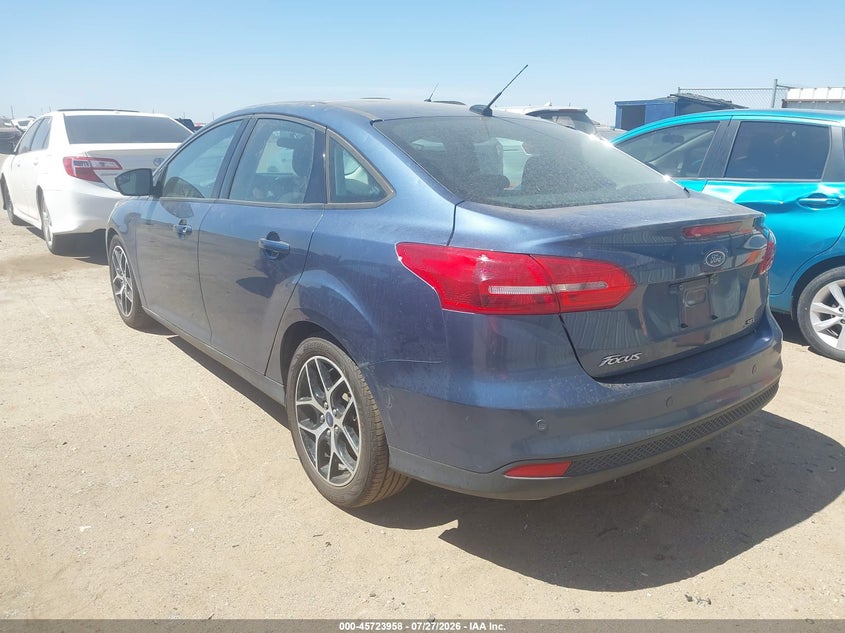 Vin: 1fadp3h28jl259491, lot: 46222640, ford focus sel 20183