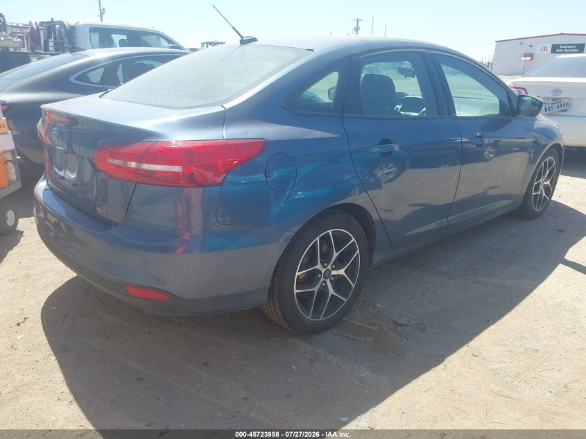 Vin: 1fadp3h28jl259491, lot: 46222640, ford focus sel 20184