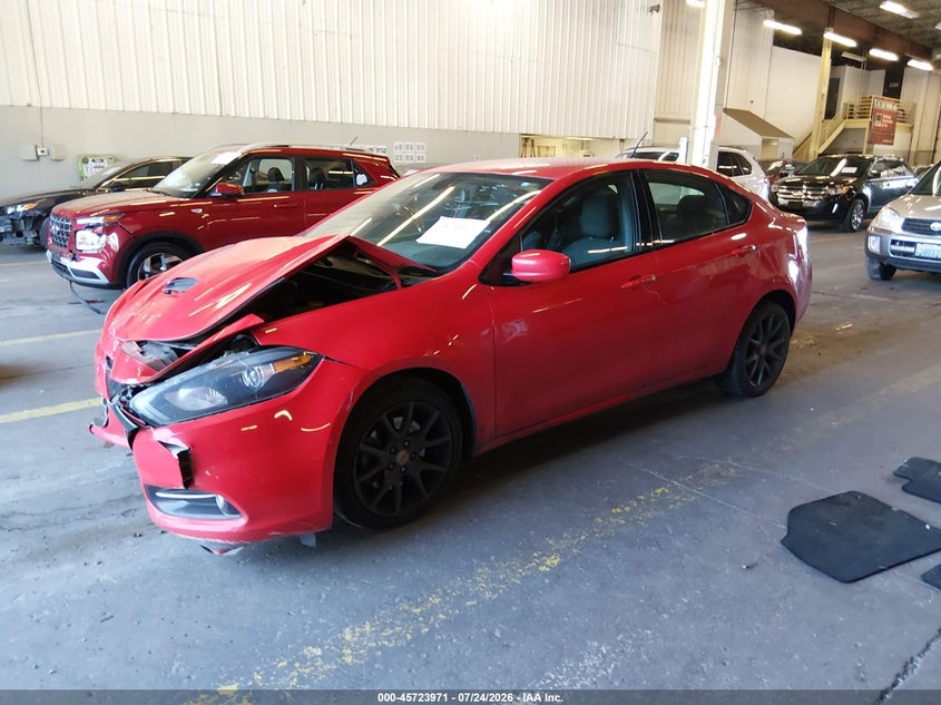 Vin: 1c3cdfbb4gd625009, lot: 46222653, dodge dart sxt 20162