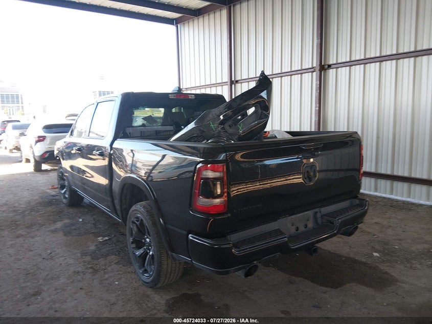 Vin: 1c6rreht7ln390277, lot: 46222715, ram 1500 limited  4x2 5'7 box 20203