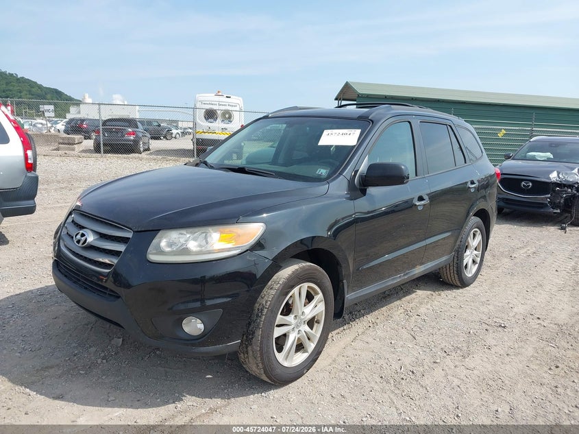 Vin: 5xyzkdagxcg095461, lot: 46222729, hyundai santa fe limited v6 20122
