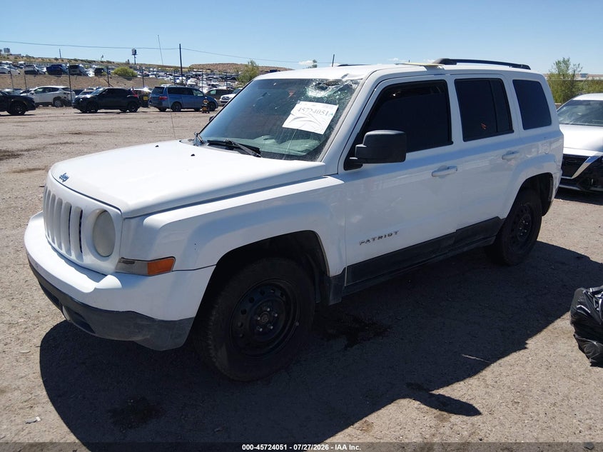 Vin: 1c4njrbb6dd245423, lot: 46222733, jeep patriot sport 20132