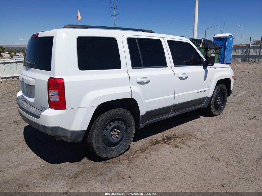 Vin: 1c4njrbb6dd245423, lot: 46222733, jeep patriot sport 20134